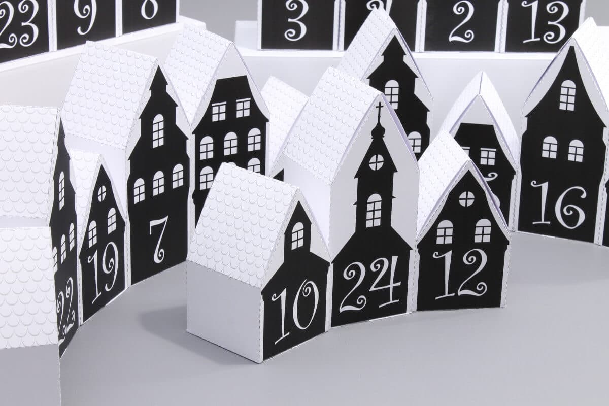 DIY Adventskalender „Städtchen“
