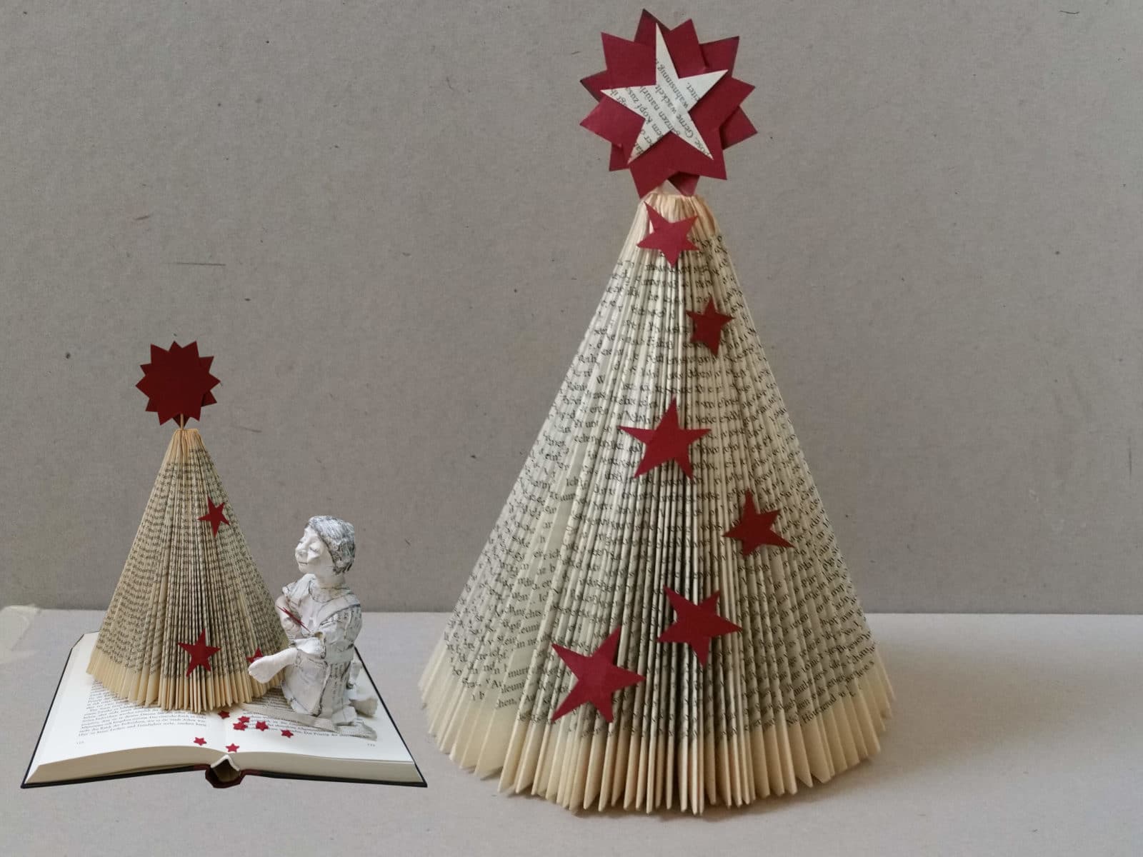 DIY: Weihnachtsbaum aus Buch falten