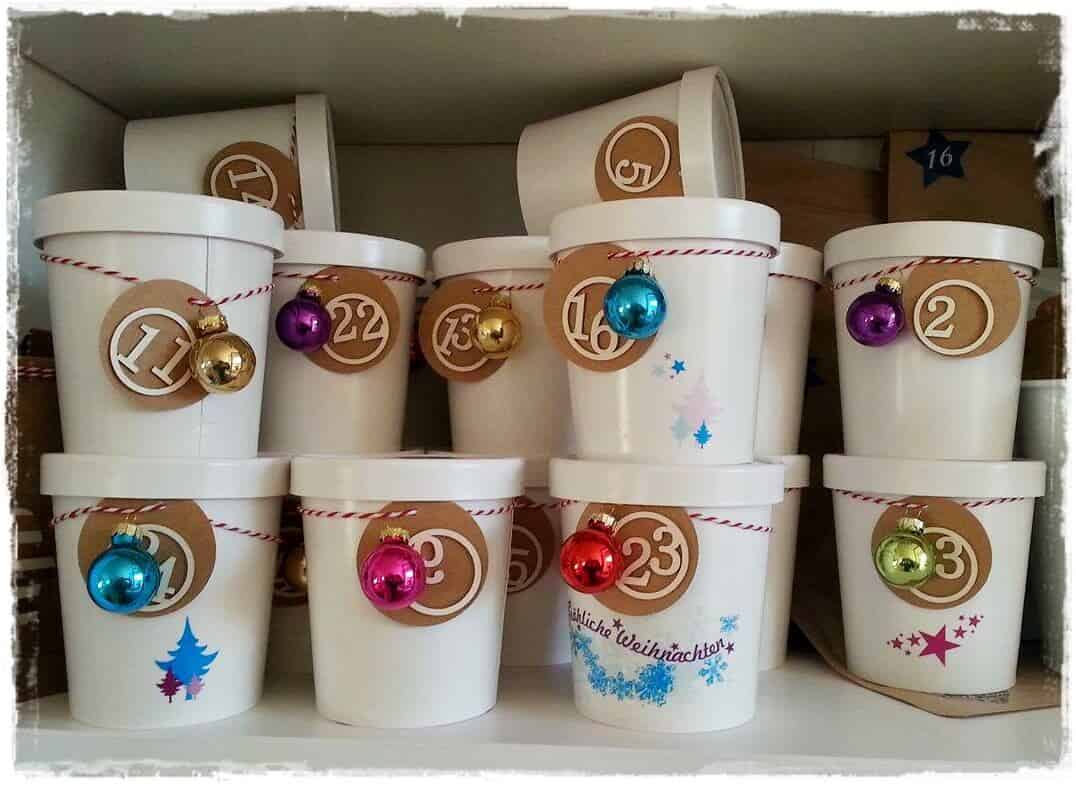 Super schnelles Adventskalender- DIY