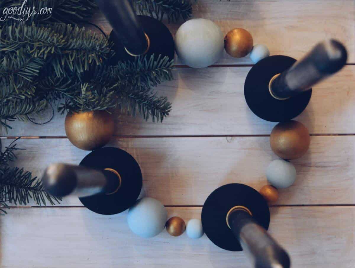DIY Adventskranz – Erst eins, dann zwei,…