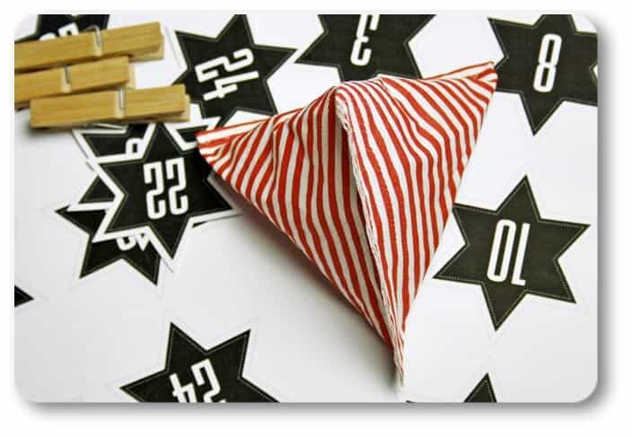 Retro-Touch-Adventskalender + Free Printable !