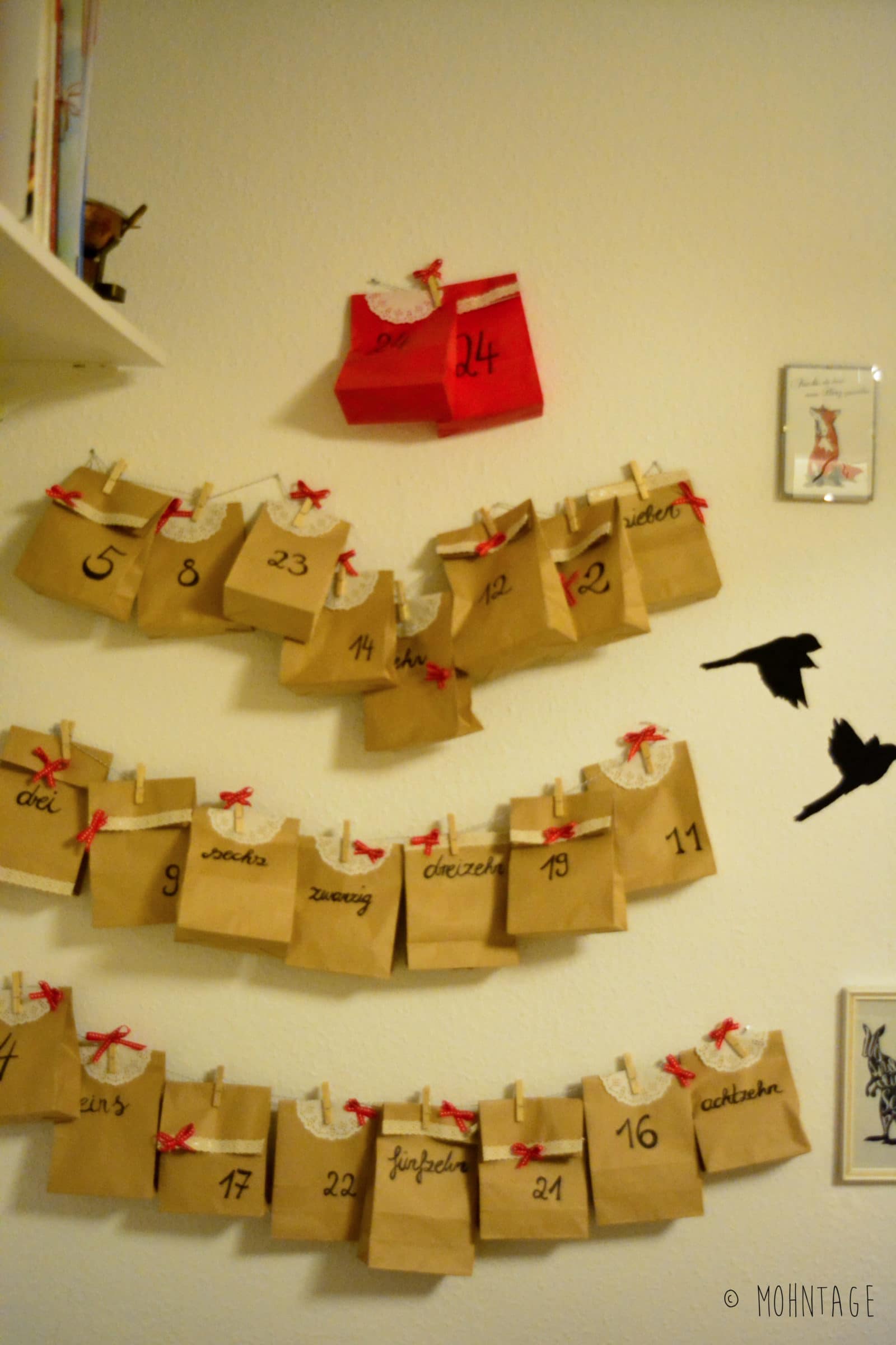 Quick-DIY-Adventskalender … noch schnell eingetütet