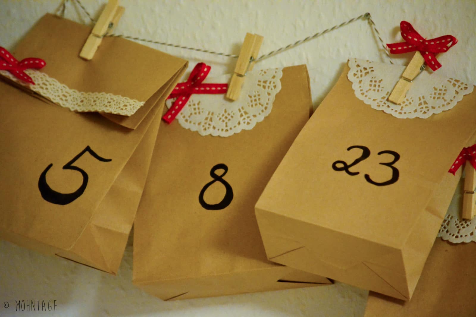 Quick-DIY-Adventskalender … noch schnell eingetütet