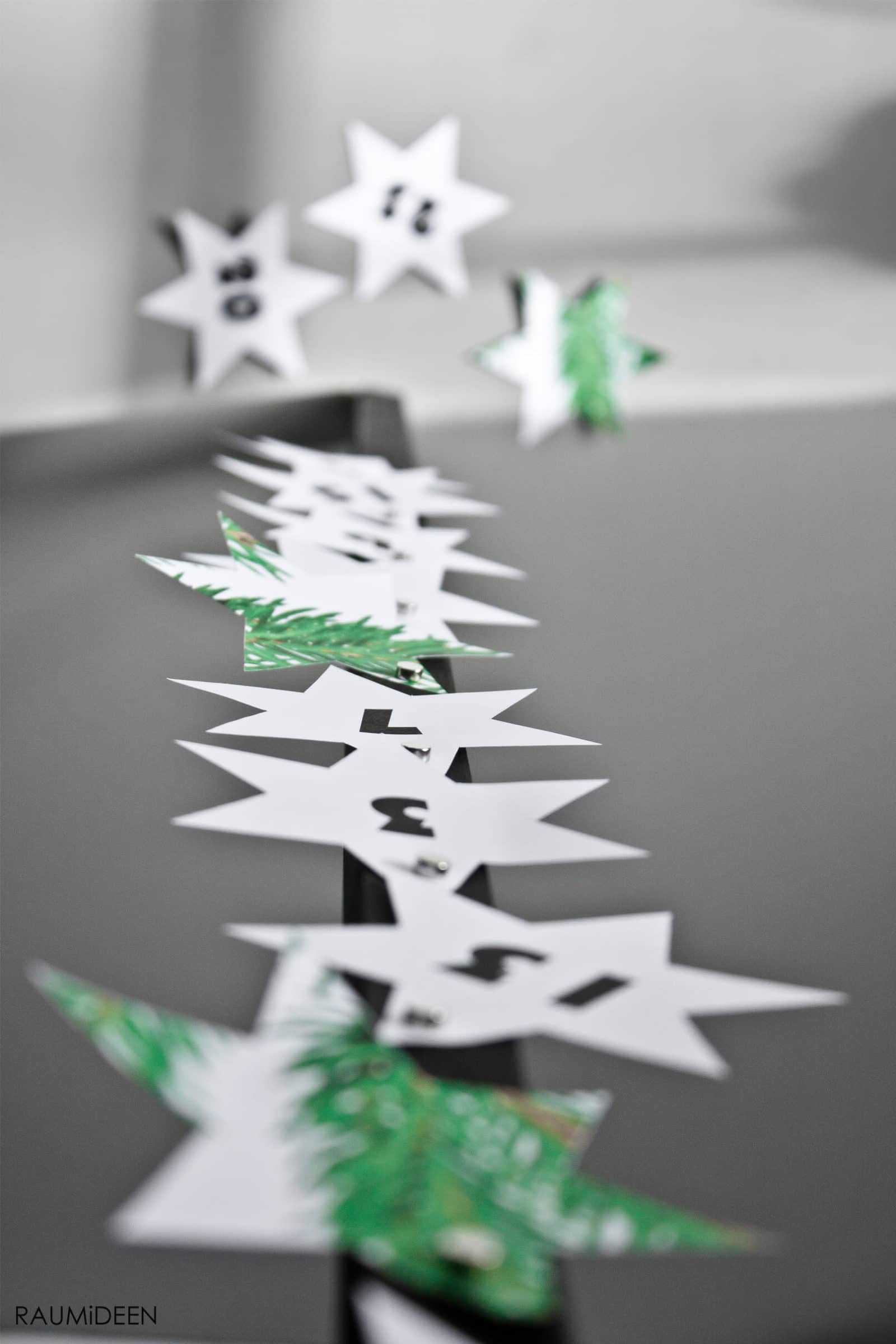Jeden Tag wird es ein bisschen „grüner“ – Adventskalenderidee