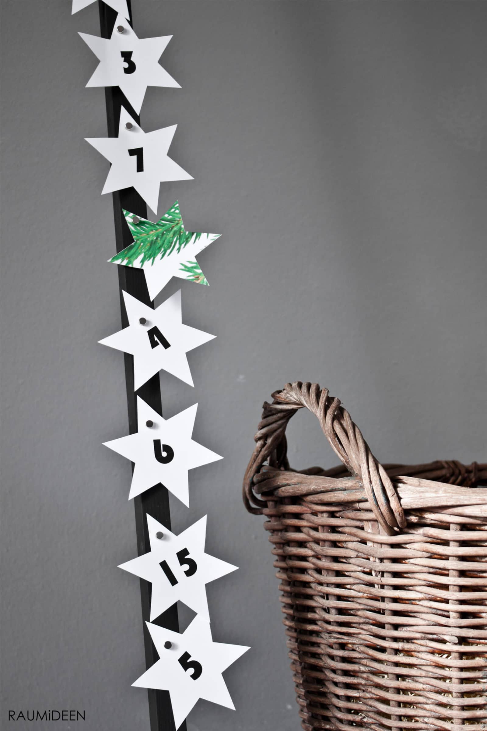 Jeden Tag wird es ein bisschen „grüner“ – Adventskalenderidee