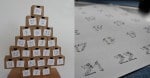 Adventskalender-Zahlen aus Musikinstrumenten und Noten