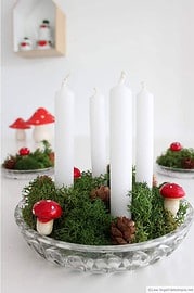 Von drauß' vom Walde: Mini-Adventskranz