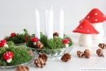 Von drauß‘ vom Walde: Mini-Adventskranz