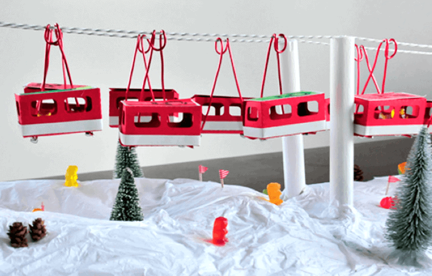 Seilbahn-Wertmarken-Adventskalender