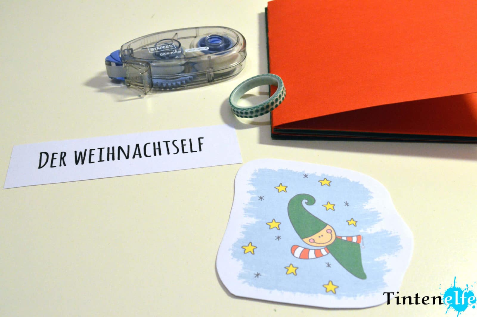 DIY – Adventsgeschichte zum download, Elf nähen und ein Büchlein basteln