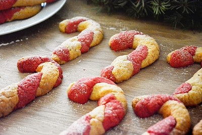 Candy Cane Weihnachtsplätzchen