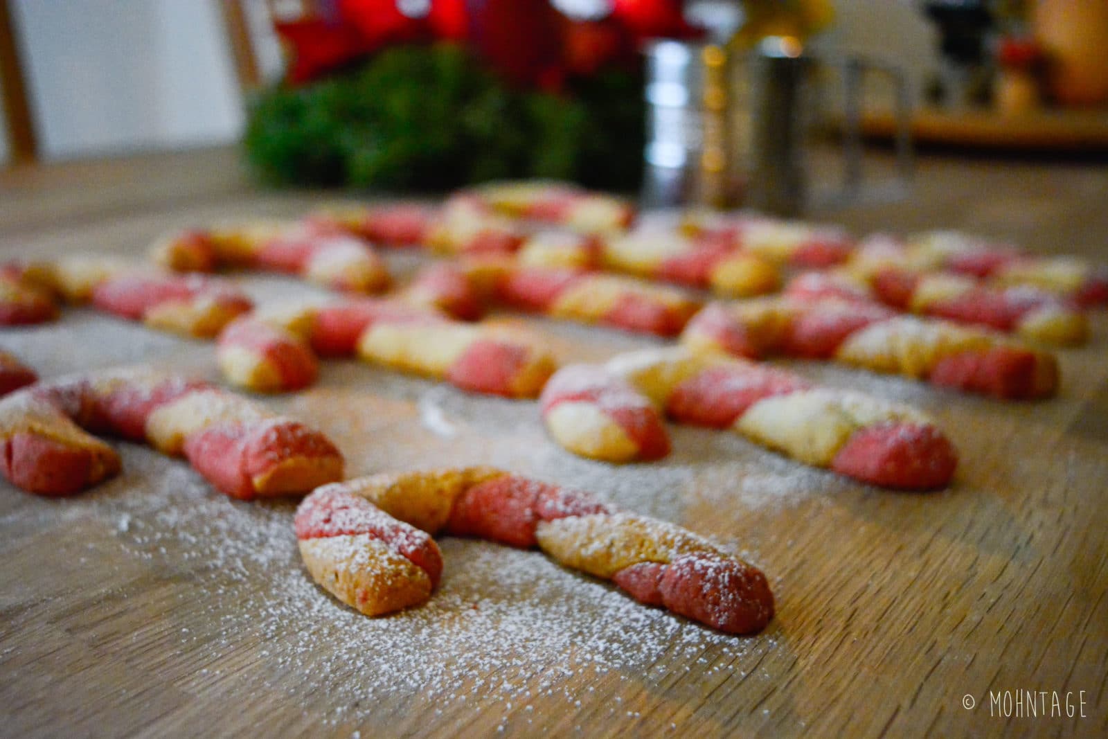 Candy Cane Weihnachtsplätzchen