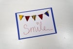 Schöne Karten selbst machen / Auf Papier nähen