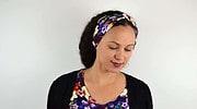 DIY Turban Haarband nähen / Mit Video-Anleitung