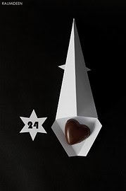 Adventskalender „Tannenbäume“ (mit Druckvorlagen)