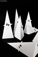 Adventskalender „Tannenbäume“ (mit Druckvorlagen)