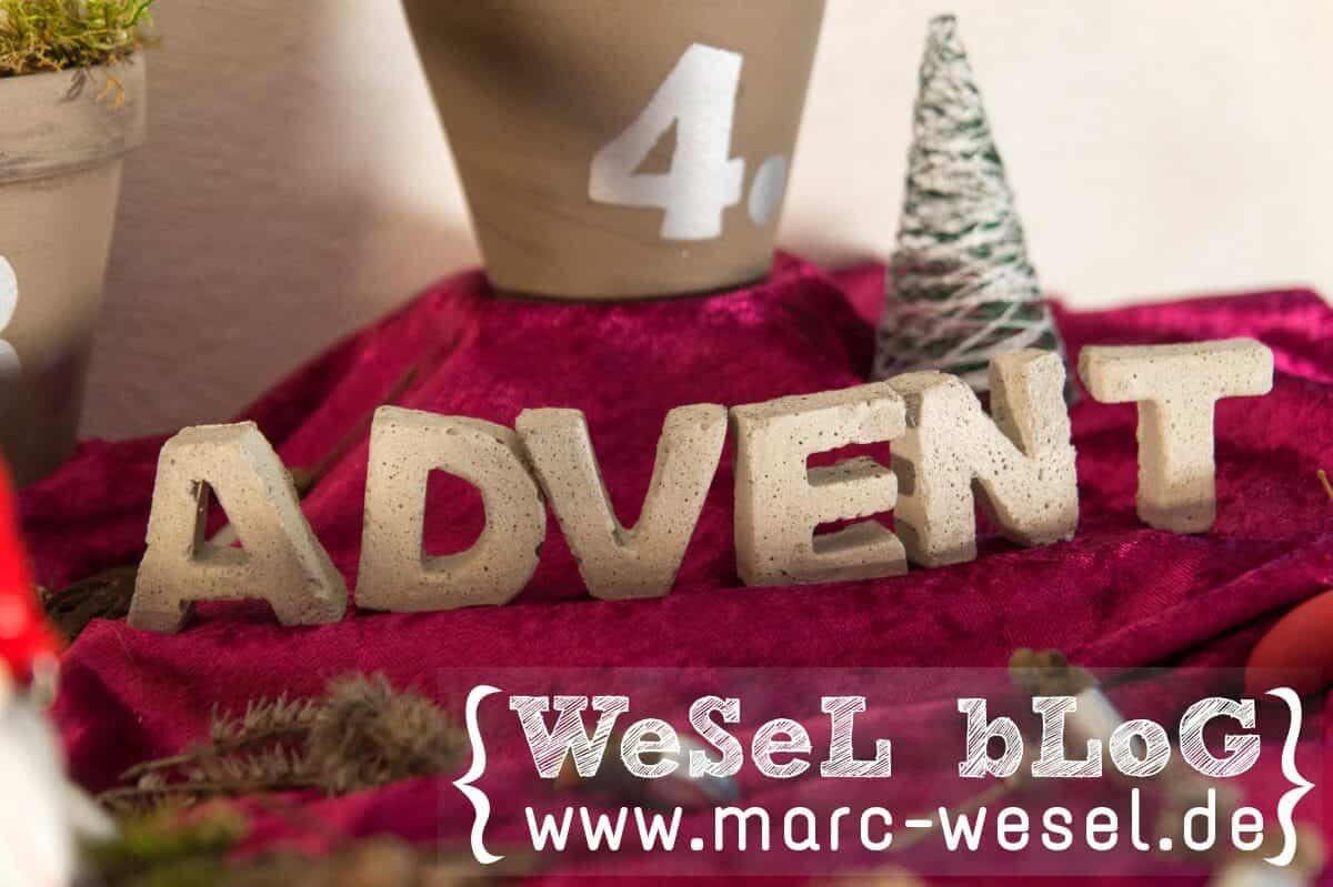 DIY Adventskranz – der etwas anderen Art
