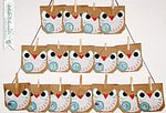 Familien-Adventskalender aus Eulen-Tüten