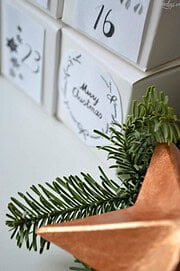 DIY Adventskalenderzahlen zum Ausdrucken