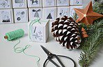 DIY Adventskalenderzahlen zum Ausdrucken
