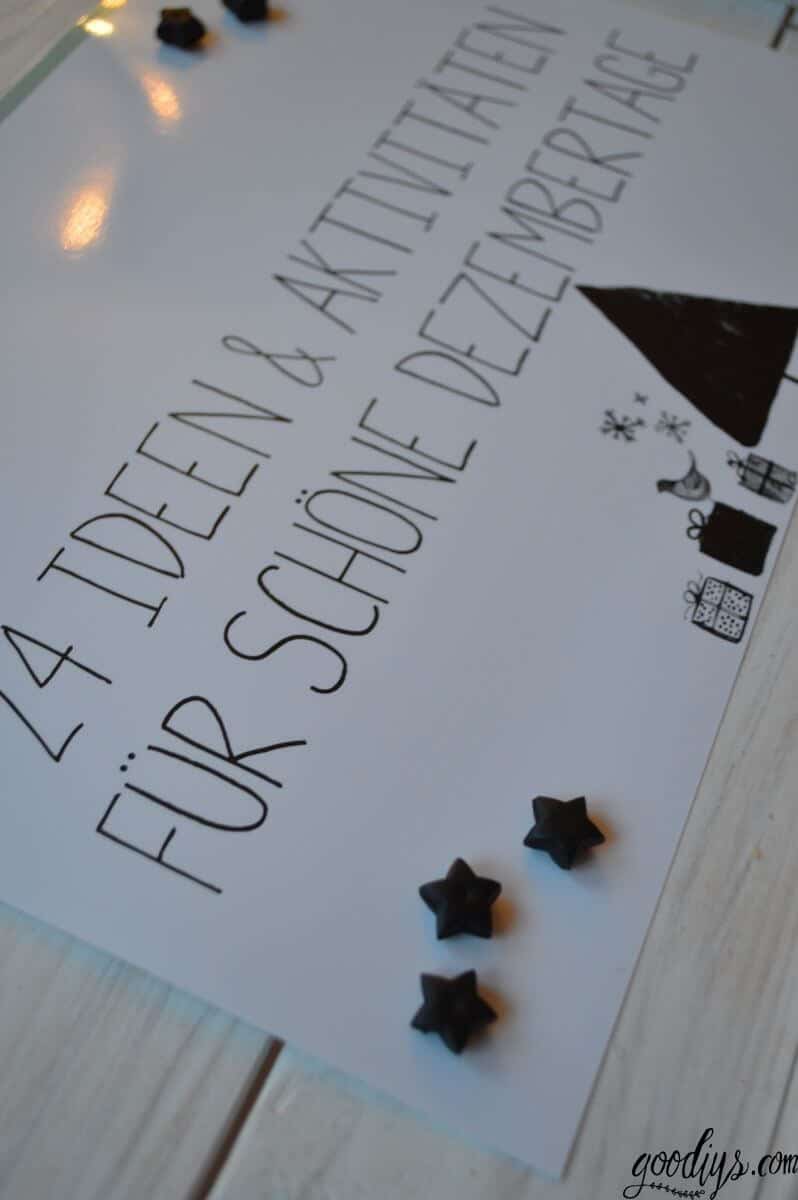 Last Minute Adventskalender – Printable
