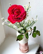 Upcycling – Kupfervase aus altem Glas
