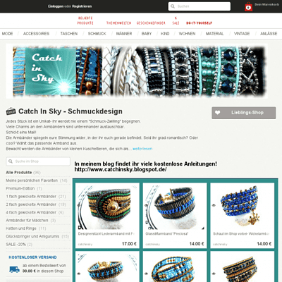 Catch In Sky - handgemachter Schmuck , belagert von kleinen Kuscheltieren