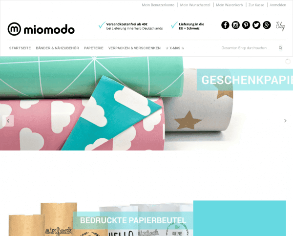 miomodo – Verpacken, Verschenken & Dekorieren