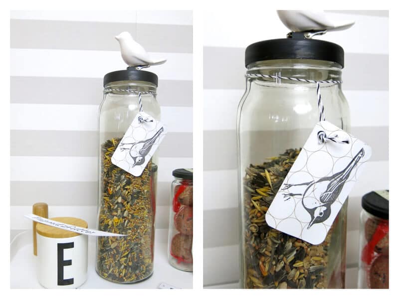 Geschenkidee: Vogelfutter freebie
