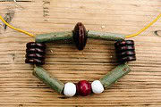 Statement Kette aus Holunderholz