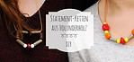 Statement Kette aus Holunderholz