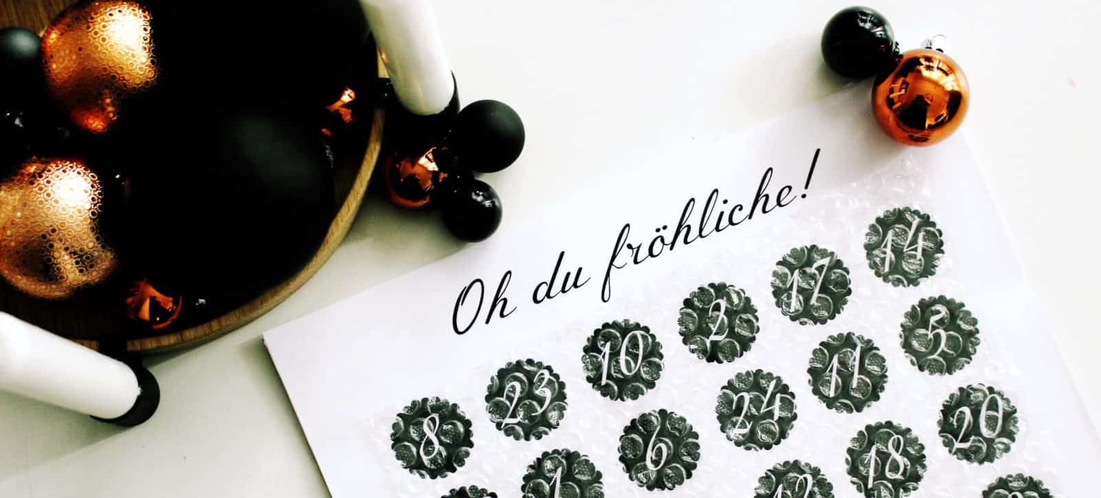 Last Minute Knallfolie-Adventskalender mit Freebie