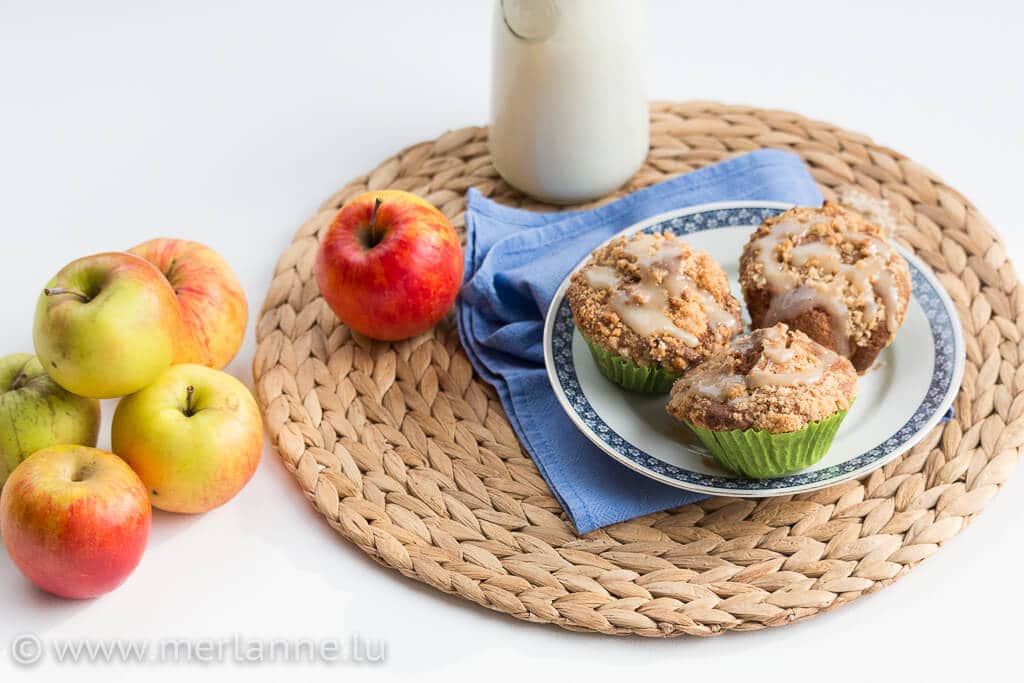 Apfel-Crumble-Muffins