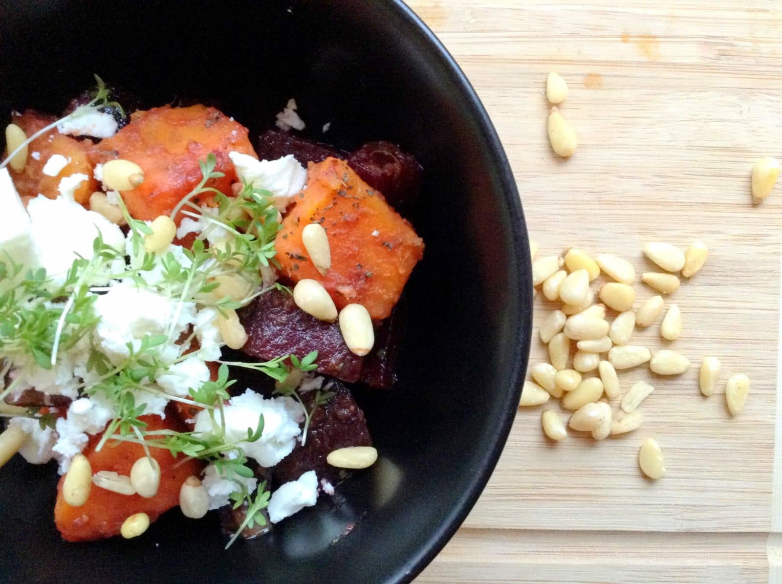 Süßkartoffeln-Rote Beete-Salat