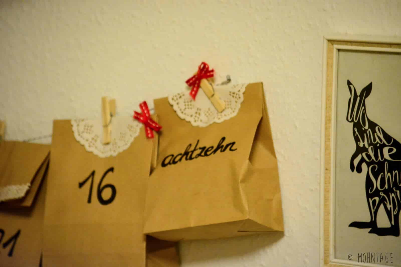 Quick-DIY-Adventskalender … noch schnell eingetütet