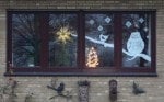 Fensterdeko mit Papier machen