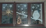 Fensterdeko mit Papier machen
