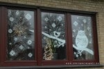 Fensterdeko mit Papier machen