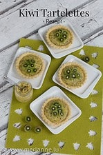 Kiwi-Tartelettes (für’s Weihnachtsmenu)