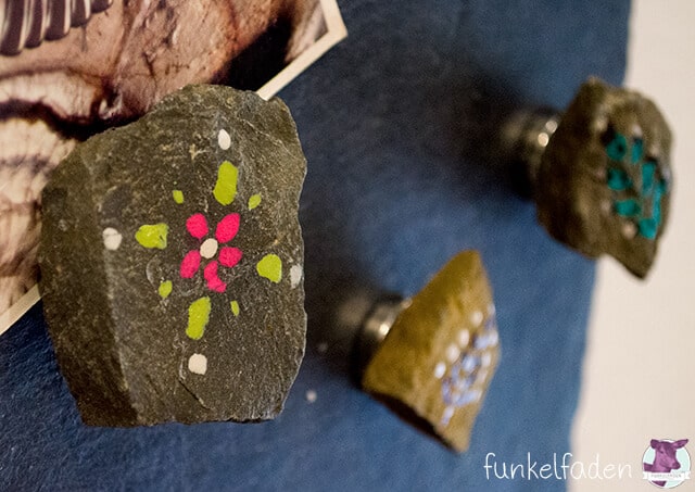 DIY – Magnetische Steine mit bunten Mustern
