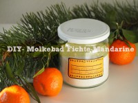 DIY Molkebad Mandarine-Fichte