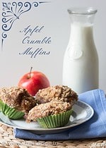 Apfel-Crumble-Muffins
