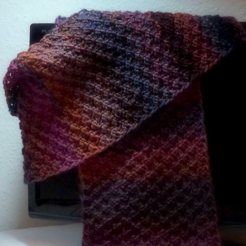 Schal „Herbsttöne“ – Strickanleitung