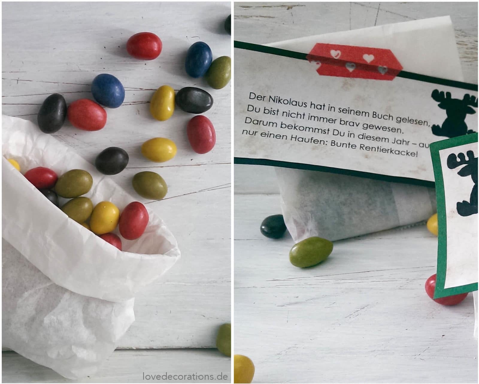 Zum Nikolaustag: Bunte Rentierkacke