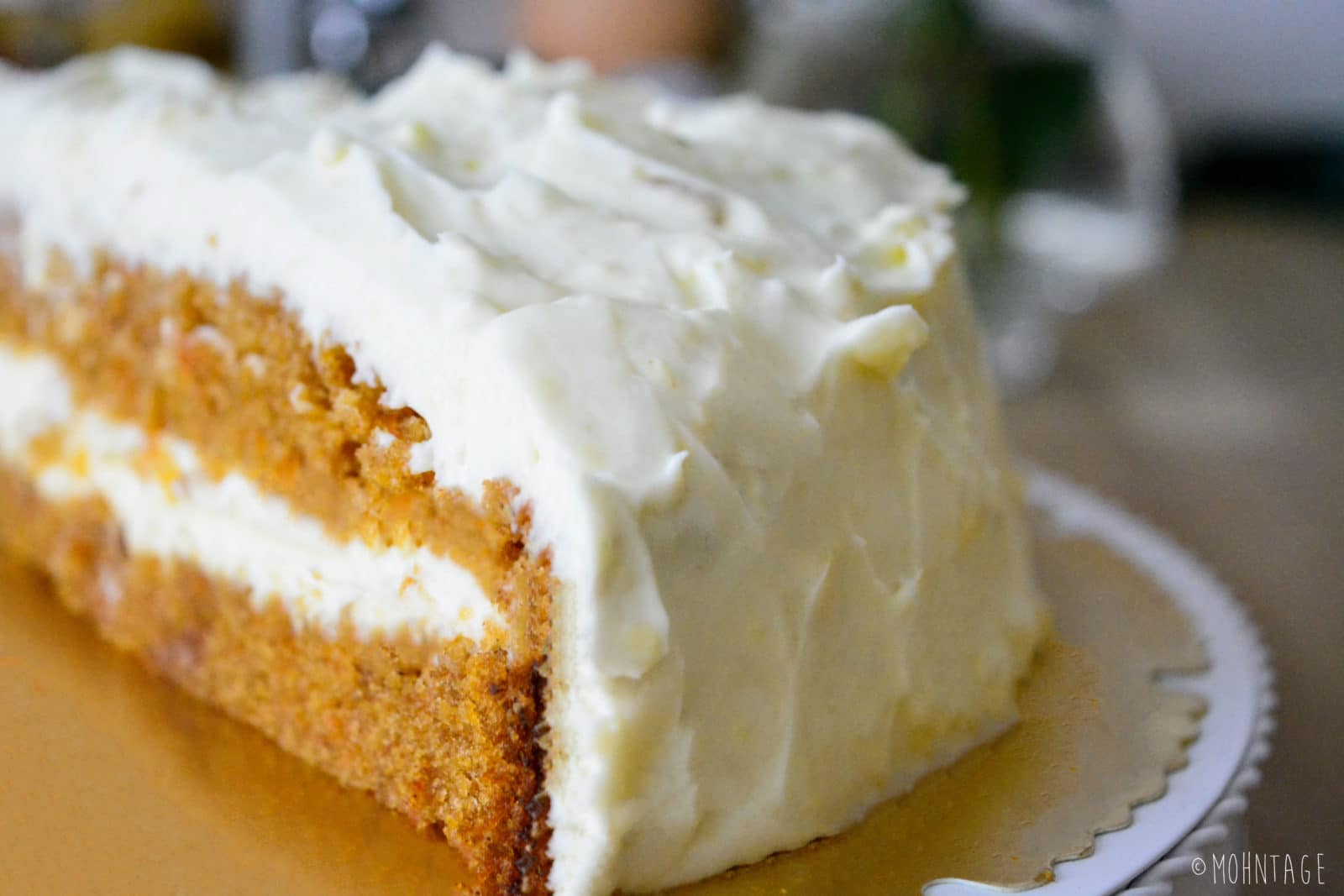 Rüeblitorte mit Frischkäsefrosting