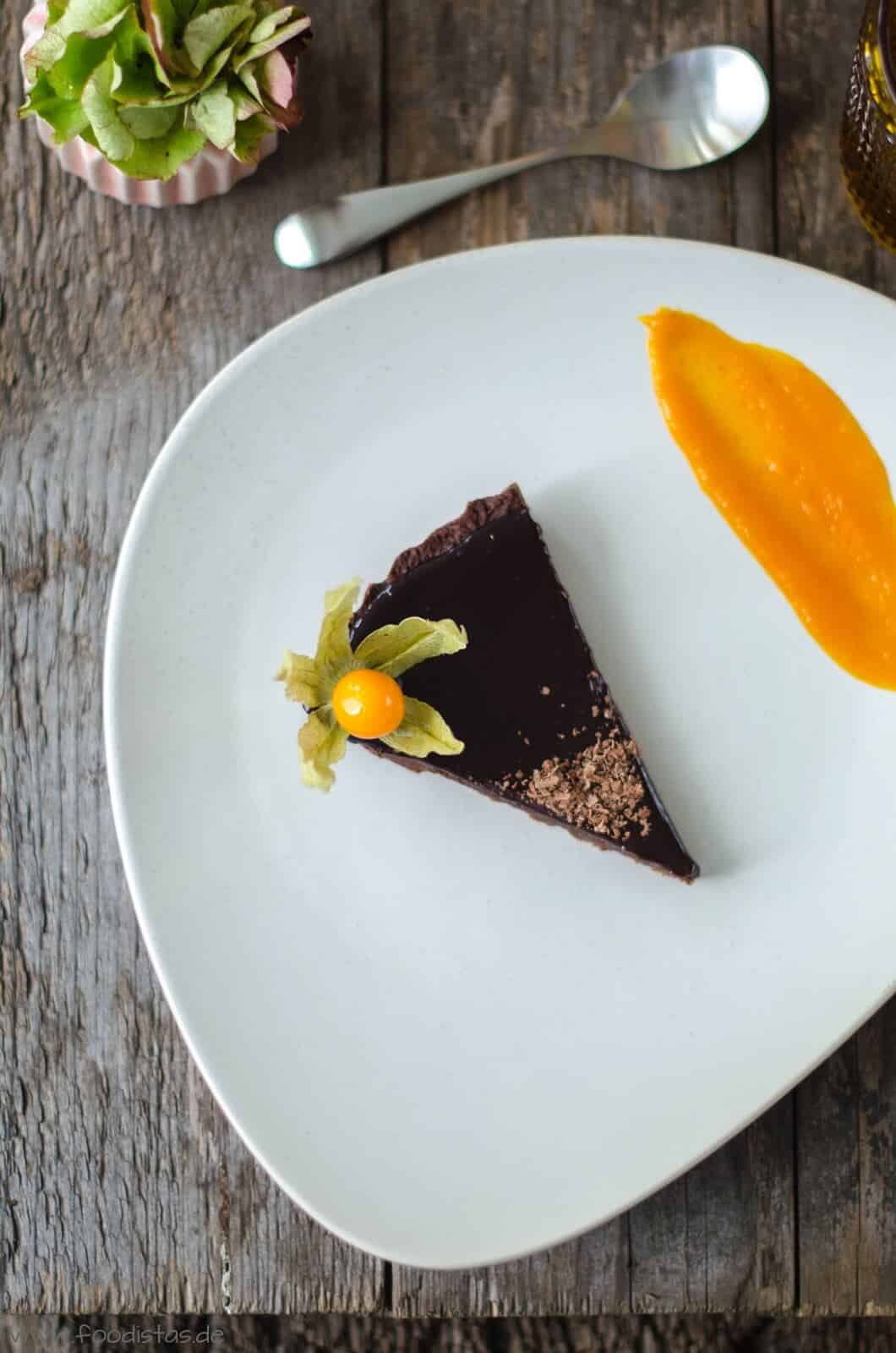 Schokoladen-Kürbis-Tarte von den [Foodistas]
