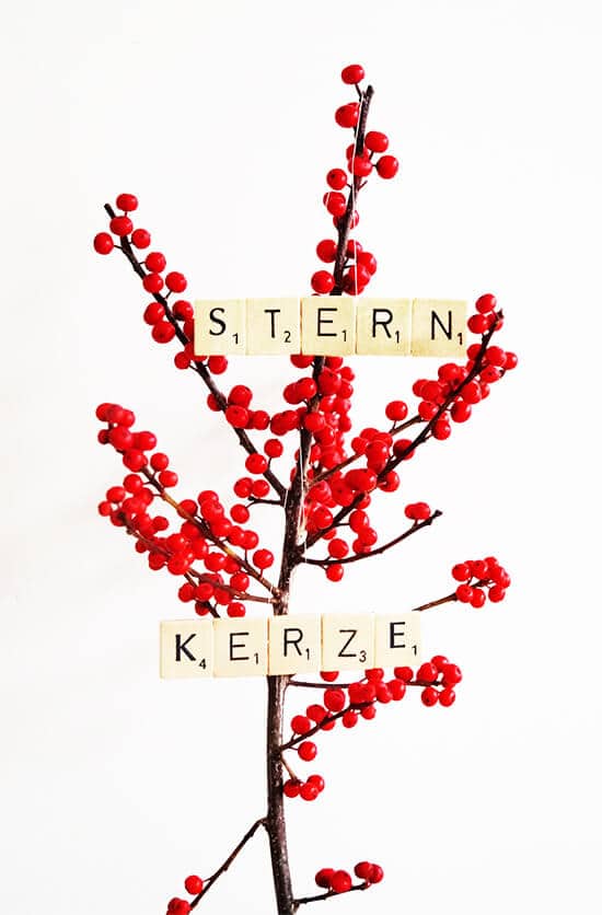 Scrabble Weihnachtsanhänger