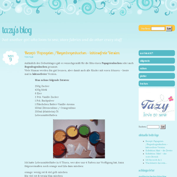 Nähen | Tazy’s Blog