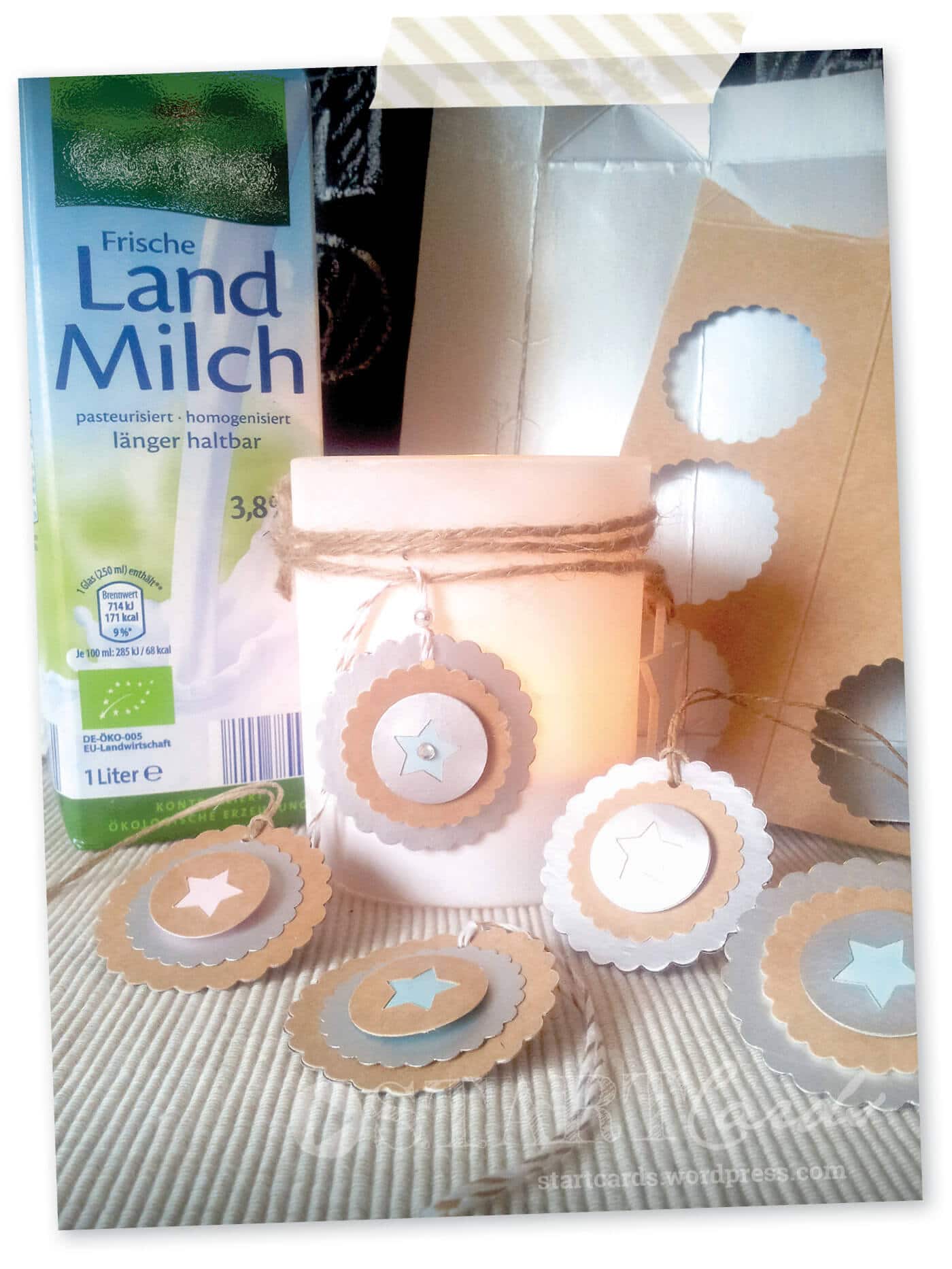 Von der Milchtüte zum Geschenkanhänger - Tetra Pak Upcycling - HANDMADE