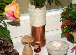Upcycling – Kupfervase aus altem Glas